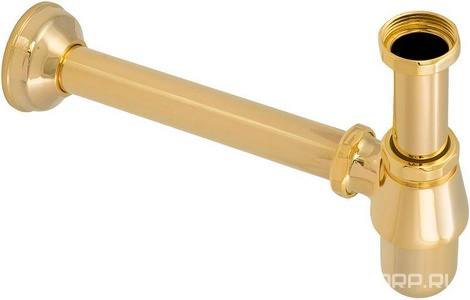 Сифон для раковины бутылочный, 1 1/4, (металл цв.золото), Migliore ZZ Migliore Универсал 17935
