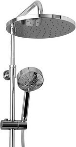 Колонна для ванны/душа с однорычажным смесителем, круглым верхним и ручным душем ZZ Jacob Delafon Aleo E26809-CP