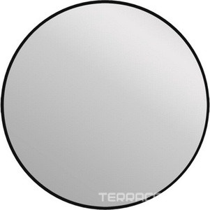 Зеркало Cersanit  Smart 80х80 см ,с Led подсветкой, сенсорным выключателем, черная рамка, ZZ Cersanit Eclipse A64147