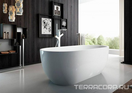 Ванна1700х820хh570мм, акрил, отдельностоящая, БЕЗ перелива, пробка слива цв.хром в комплекте, BelBagno ZZ BelBagno Универсал BB69-1700-W0