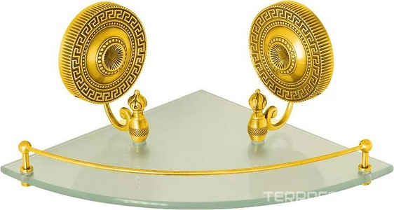 Полка угловая  (цвет золото),  ZZ Migliore Monte Carlo 28078