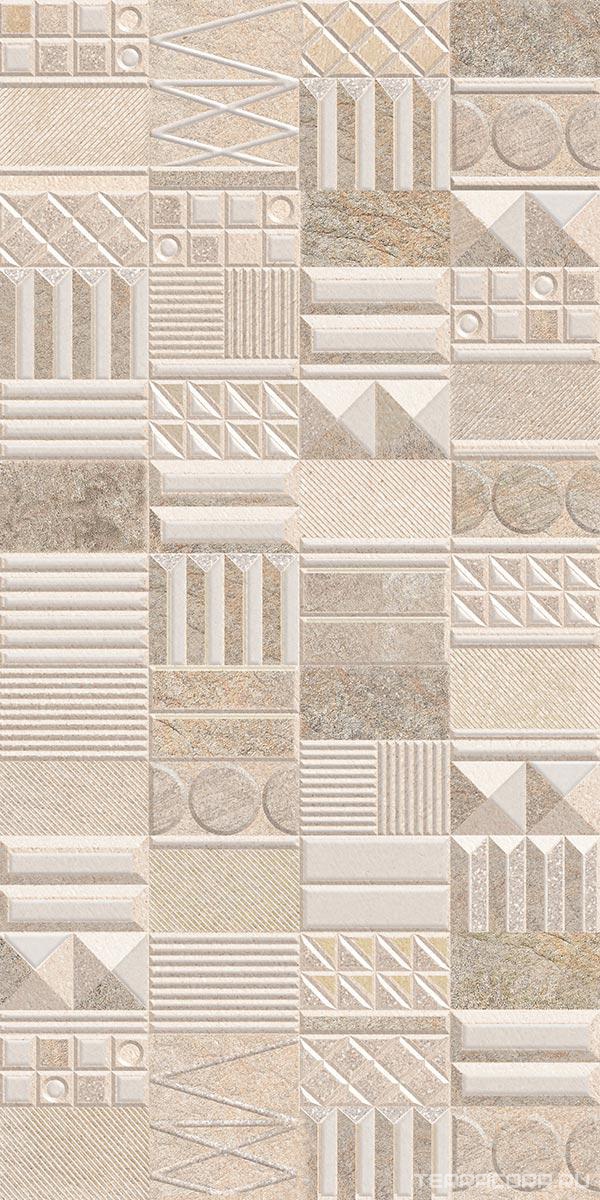 Керамическая плитка Azori STONE GEOMETRIA 31.5x63 Бежевый, фото 4