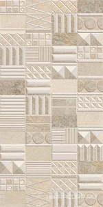 Керамическая плитка Azori STONE  GEOMETRIA 31.5x63 Бежевый 