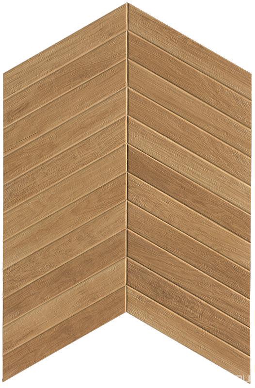 Керамическая плитка FAP Ceramiche Roots Chevron Gold 7.5x45 Коричневый, фото 5