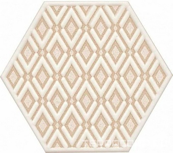 Керамическая плитка Kerama Marazzi Лафайет HGD\A289\24001 Декор  матовый 20x23,1 Бежевый 