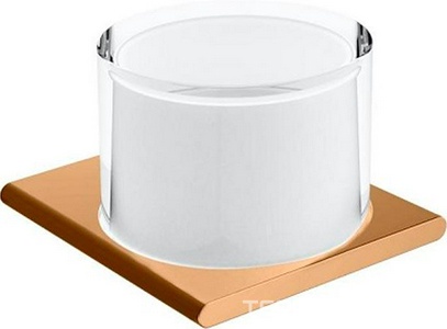 Дозатор настенный (хрусталь матовый, держатель цв.бонза шлифованная),  ZZ Keuco Edition 400 11552 039000