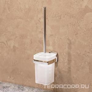 Ерш настенный, хром/стекло, хром,  AMPM Gem A9033400