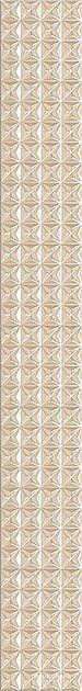 Керамическая плитка ONDA PANDORA Бордюр Pandora Latte Geometry 7.5x63 Бежевый, фото 3
