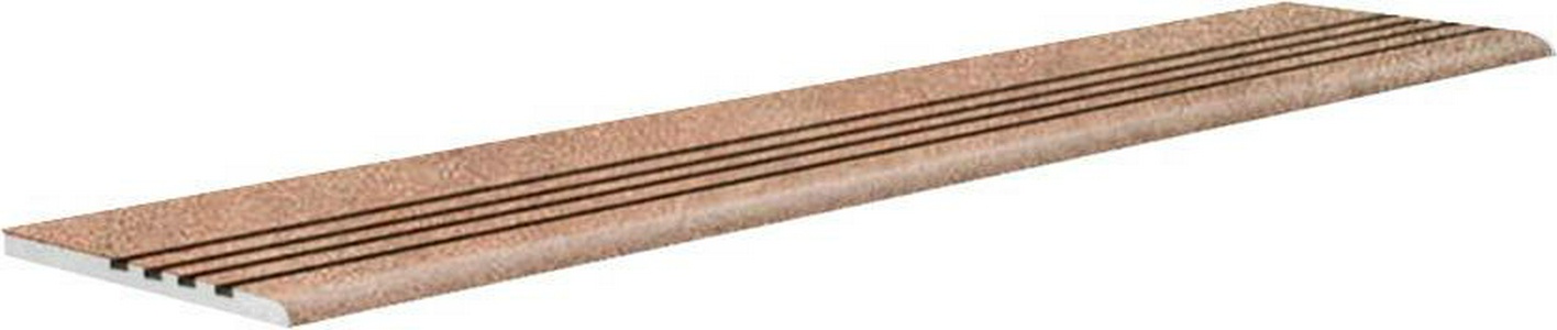 Ступени ONDA Королевская дорога Ступень Стандарт Проходная  коричневый светлый обрезной  (n020765) 29,6x119,5 Коричневый 