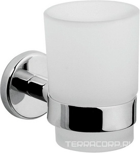 Стаканчик стеклянный настенный, хром,  ХХ AMPM Sense A7534300