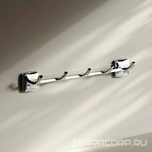 Планка с 5-ю крючками, хром,  AMPM Gem A9035900