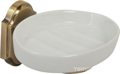 Мыльница настенная, бронза/керамика XX Veragio Stanford VR.STD-7750.BR