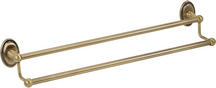 Полотенцедержатель двойной 60 см., бронза XX Veragio Bonjour VR.BNR-7822.BR