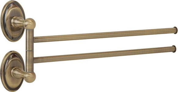 Полотенцедержатель двойной поворотный L33 см., бронза XX Veragio Bonjour VR.BNR-7824.BR