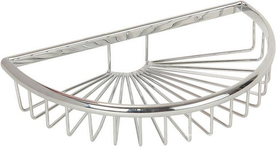 Решетка полукруглая 27х16хh5 см., хром XX Veragio Basket VR.GFT-9048.CR