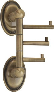 Крючок тройной поворотный, бронза XX Veragio Bonjour VR.BNR-7835.BR