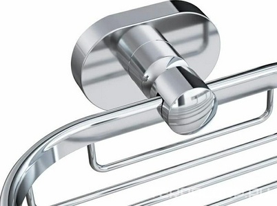 Мыльница-решетка настенная, хром,  ZZ AMPM Sense L A7434600