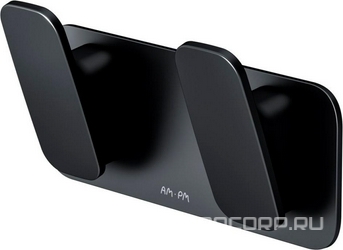 Двойной крючок для полотенец AM.PM Inspire 2.0 A50A35622, цвет черный ZZ