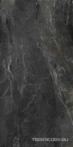 Керамический гранит (керамогранит) ceramica rubiera  IROC black zz 60x120 черный 