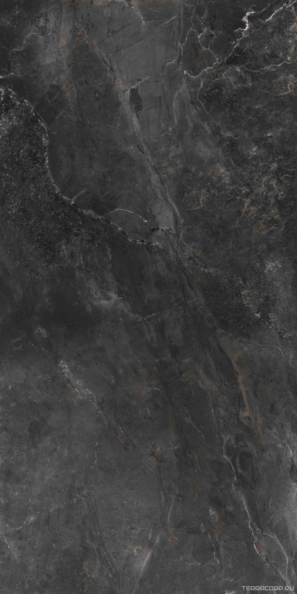 Керамический гранит (керамогранит) ceramica rubiera IROC black zz 60x120 черный, фото 3