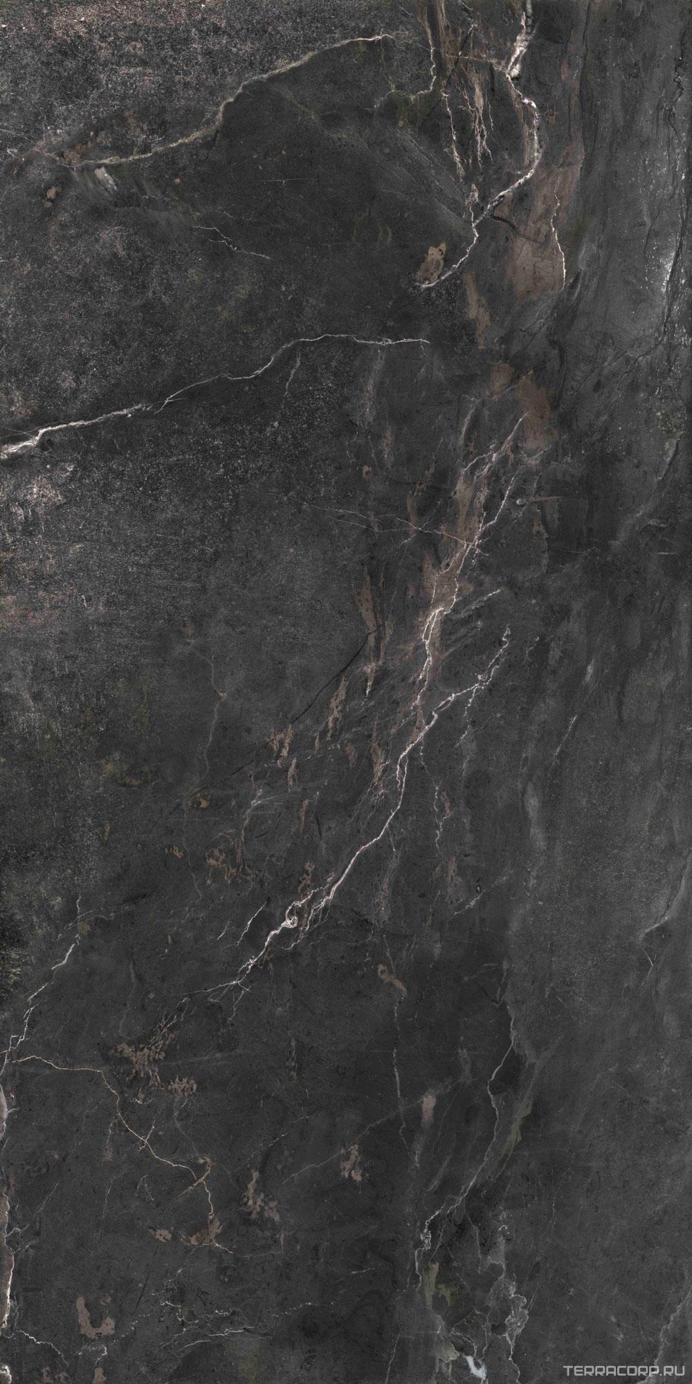 Керамический гранит (керамогранит) ceramica rubiera IROC black zz 60x120 черный, фото 4