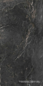 Керамический гранит (керамогранит) ceramica rubiera  IROC black zz 60x120 черный 