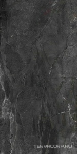 Керамический гранит (керамогранит) ceramica rubiera  IROC black zz 60x120 черный 