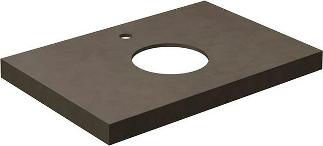 Cтолешница из плитки "Про Чементо" - 70х48 см для мебели CANALETTO, цвет коричневый тёмный матовый ZZ Kerama Marazzi Canaletto CN70.DD507020R