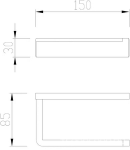 Бумагодержатель (цв.золото матовое), Western ZZ Abber Westen AA1731G