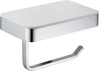 Держатель для т/б, с полкой для телефона, (цв. хром), Westen ZZ