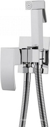 Смеситель совмещ. с гигиенич. душем, готовый к-т: лейка, шланг, скрытая часть, (цв.хром),  ZZ Abber Wasserfall AF8625