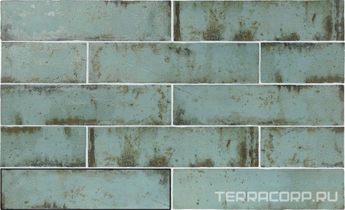 Керамическая плитка APE Ceramica Grunge  Aqua  ZZ7,5x30 Голубой 