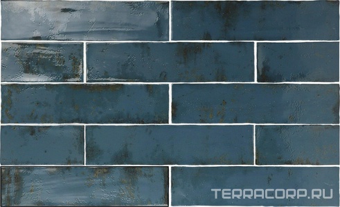 Керамическая плитка APE Ceramica Grunge  Blue  ZZ7,5x30 Синий 