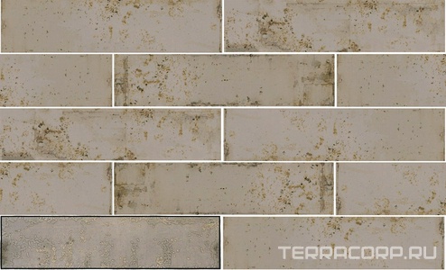 Керамическая плитка APE Ceramica Grunge  Grey  ZZ7,5x30 Серый 