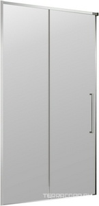 Керамогранит Vincea Slim 8mm Дверь для душа, в нишу 1300хh2000мм, раздвижная, 1 дверь, 1 неподв.секция, правая/левая, (стекло прозрачное 8мм, фурн.цв.хром),  ZZ Хром 