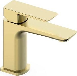 Смеситель для раковины, без д/к, (цв.золото матовое),  ZZ Oliveeka D-LINE OL-139003-BG