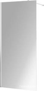 Душевая перегородка 1200хh2000мм, правая/левая, (стекло прозрачное 8мм Easy Clean, укорачиваемый кронштейн 1200мм, фурнит.цв.хром), Walk IN ZZ RGW Walk In 351001012-11
