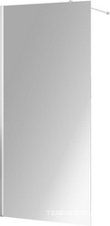 Душевая перегородка 700хh2000мм, правая/левая, (стекло прозрачное 8мм Easy Clean, укорачиваемый кронштейн 1200мм, фурнит.цв.хром), Walk IN ZZ