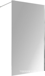 Душевая перегородка 1000хh2000мм, правая/левая, (стекло прозрачное 8мм Easy Clean, укорачиваемый кронштейн 1200мм, фурнит.цв.хром), Walk IN ZZ