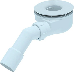 Сифон для душевых поддонов RGW S-2-01  90 мм, выпуск гориз.d50/40мм, с решеткой нерж.сталь., RGW Stone Tray ZZ RGW Универсал 5024112010-00