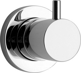 Дивертор встраиваемый на 2 входа (цв.хром), Cox ZZ