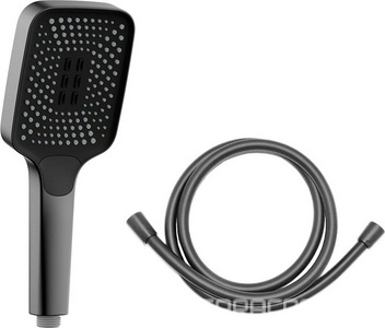 Лейка д/д ручная, шланг 150см. в компл., (цв.вороненая сталь), Vincea ZZ Vincea Универсал VSHN-41HGM