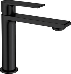 Смеситель для раковины, без д/к, (цв.чертный матовый), VOGUE ZZ