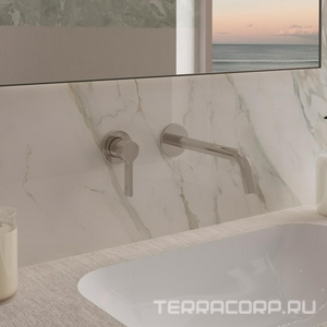 Смеситель для раковины, встраиваемый в стену, внутрен. часть в компл., (цв.хром),  ZZ Vincea Villa VBFW-1VL1CH