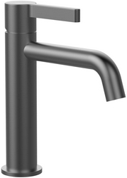 Смеситель для раковины, без д/к, (цв.вороненая сталь), Villa ZZ