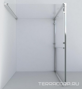 Душевой уголок 1100х800хh1900мм, прямоуг., правый/левый, (стекло прозрачное 6мм, фурн.цв.хром),  ZZ Vincea Garda VSR-1G8011CL