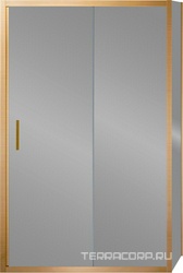 Душевой уголок 1200х900хh1900мм, прямоуг., правый/левый, (стекло прозрачное 6мм, фурн.цв.брашированное золото), Garda ZZ