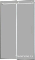 Дверь для душа, в нишу 1200хh1900мм, раздвижная, 1 дверь, 1 неподв.секция, правая/левая,(стекло прозрачное 8мм Easy Clean,фурн.цв.хром),Como Soft ZZ