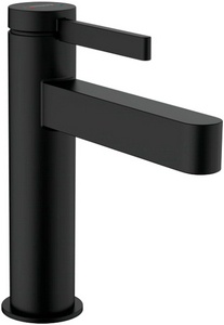 Смеситель для раковины, 110, с д/к, (цв.матовый черный),  ZZ Hansgrohe Finoris 76020670