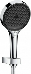 Душевой набор: лейка, шланг 1,25м, кронштейн, (цв.хром),  130 3 jet ZZ Hansgrohe Rainfinity 26852000